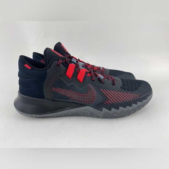 Nike Flytrap 5 Bred Men's Basketball Shoes Sneakers Black Red CZ4100 003 - Picture 9 of 11